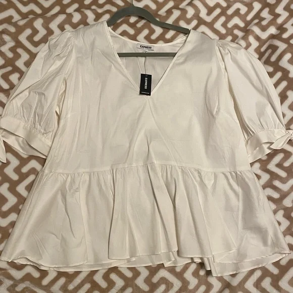 🔥NWT Express Peplum - Picture 3 of 6